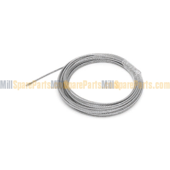 Изображение Стальной страховочный трос Ø 12 гальванизированный